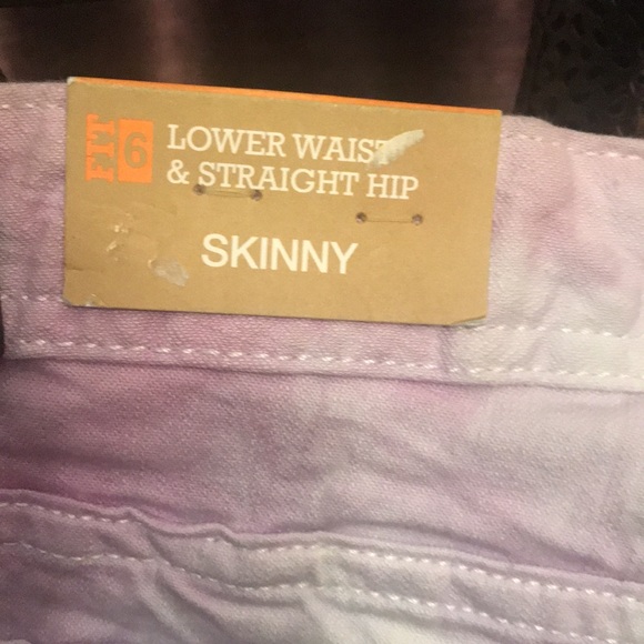 NWT Mossimo Supply Women’s Lavender Washed Pants.  Ladies size 3 Fit 6 - Picture 5 of 6